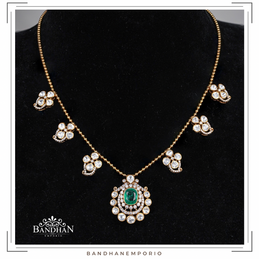 Pure 92.5 Silver Necklace set