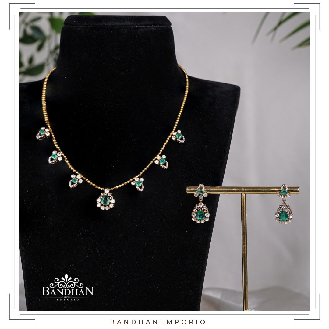 Pure 92.5 Silver Necklace set