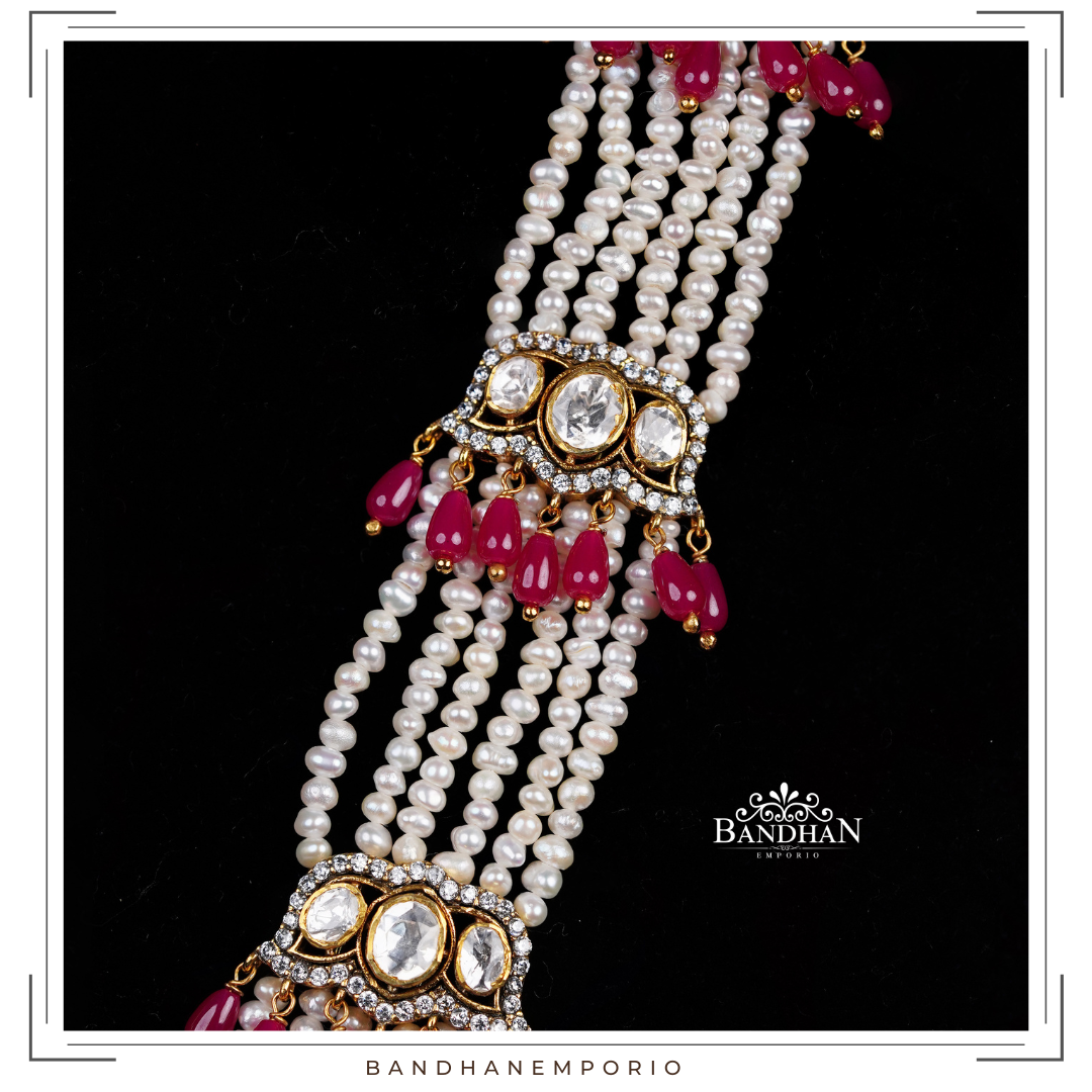 Pure 92.5 Silver Necklace set