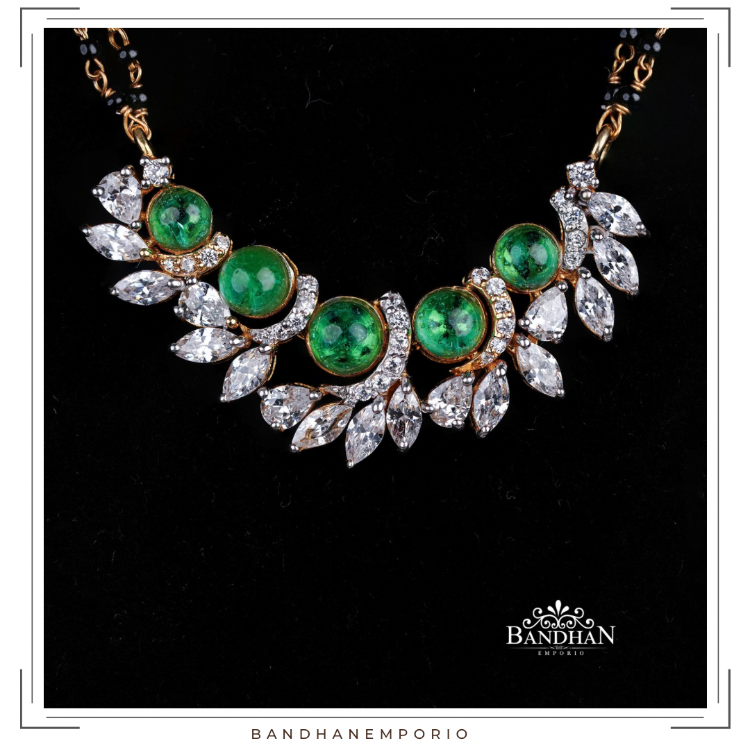 Pure 92.5 Silver Black beads Necklace