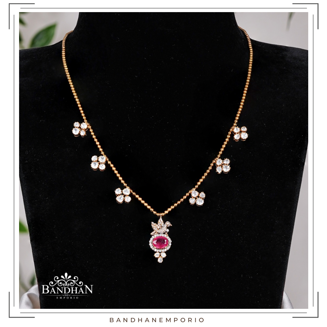 Pure 92.5 Silver Necklace set