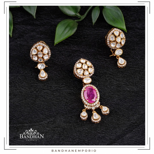 Pure 92.5 Silver Pendant set