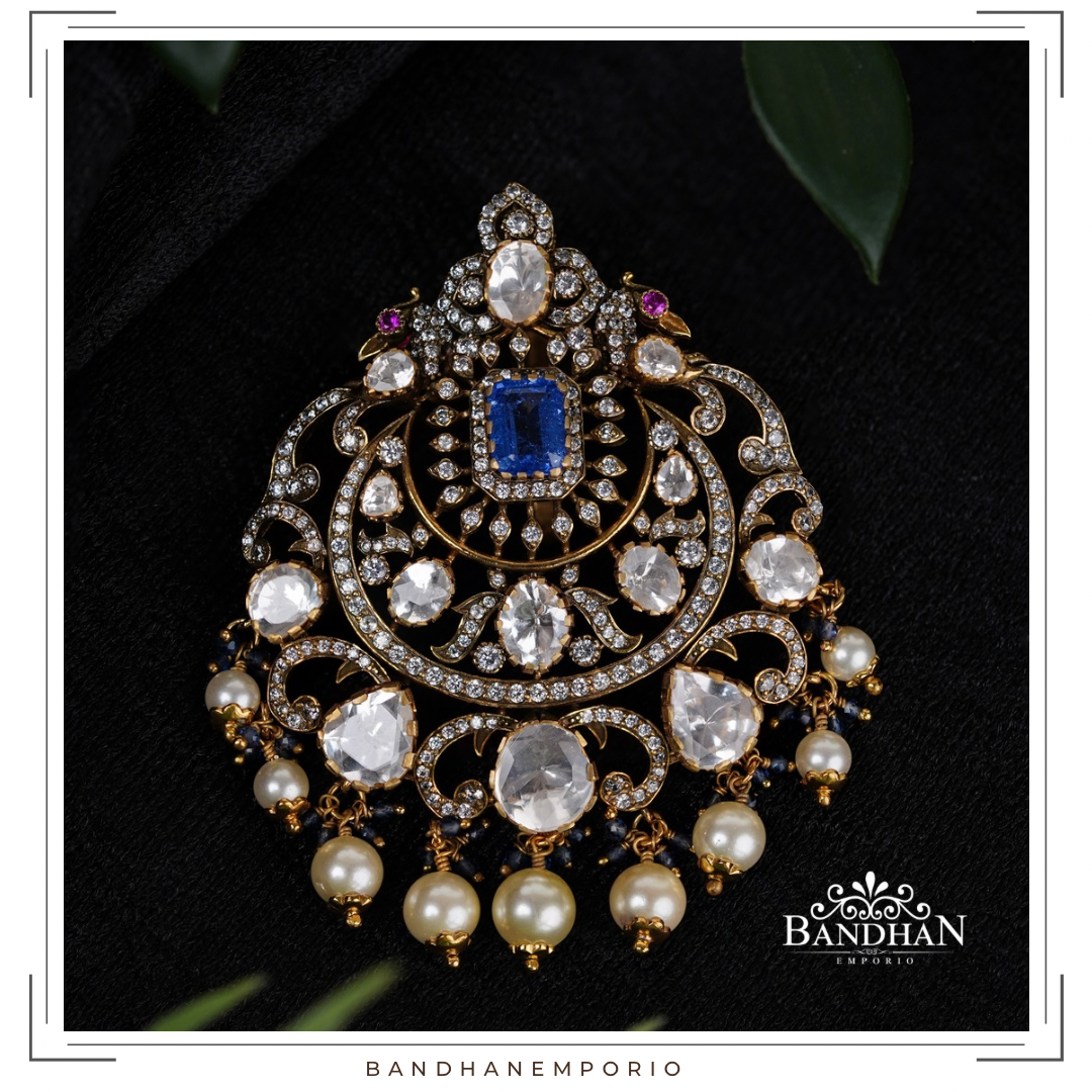 Pure 92.5 Silver Pendant Set