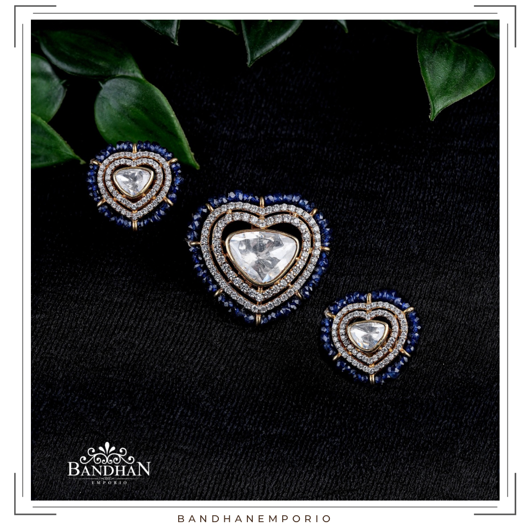 Pure 92.5 Silver Pendant Set