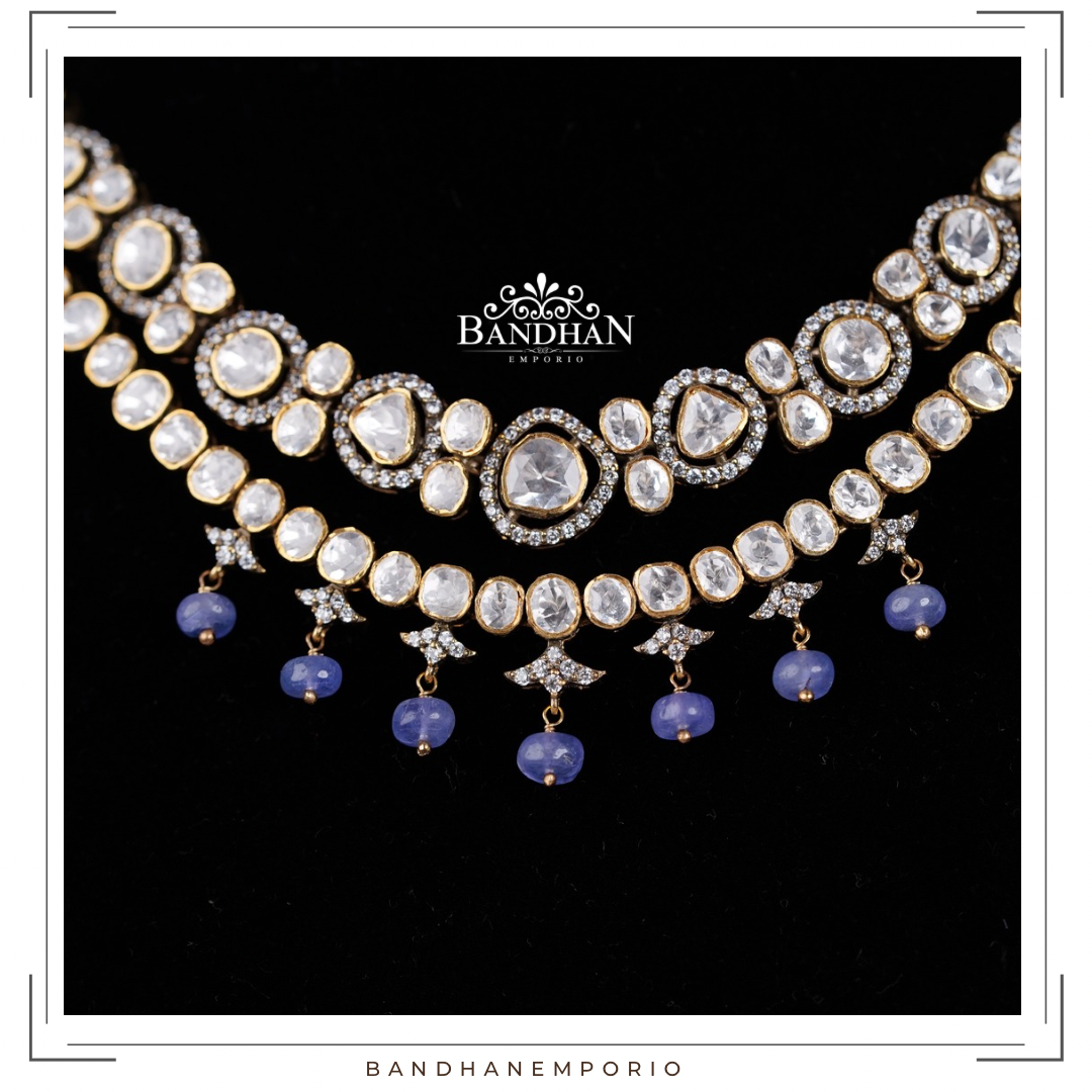 Pure 92.5 Silver Necklace set
