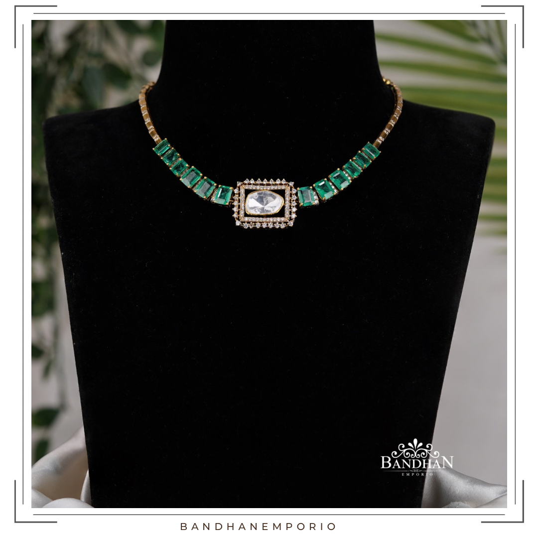 Pure 92.5 Silver Necklace Set