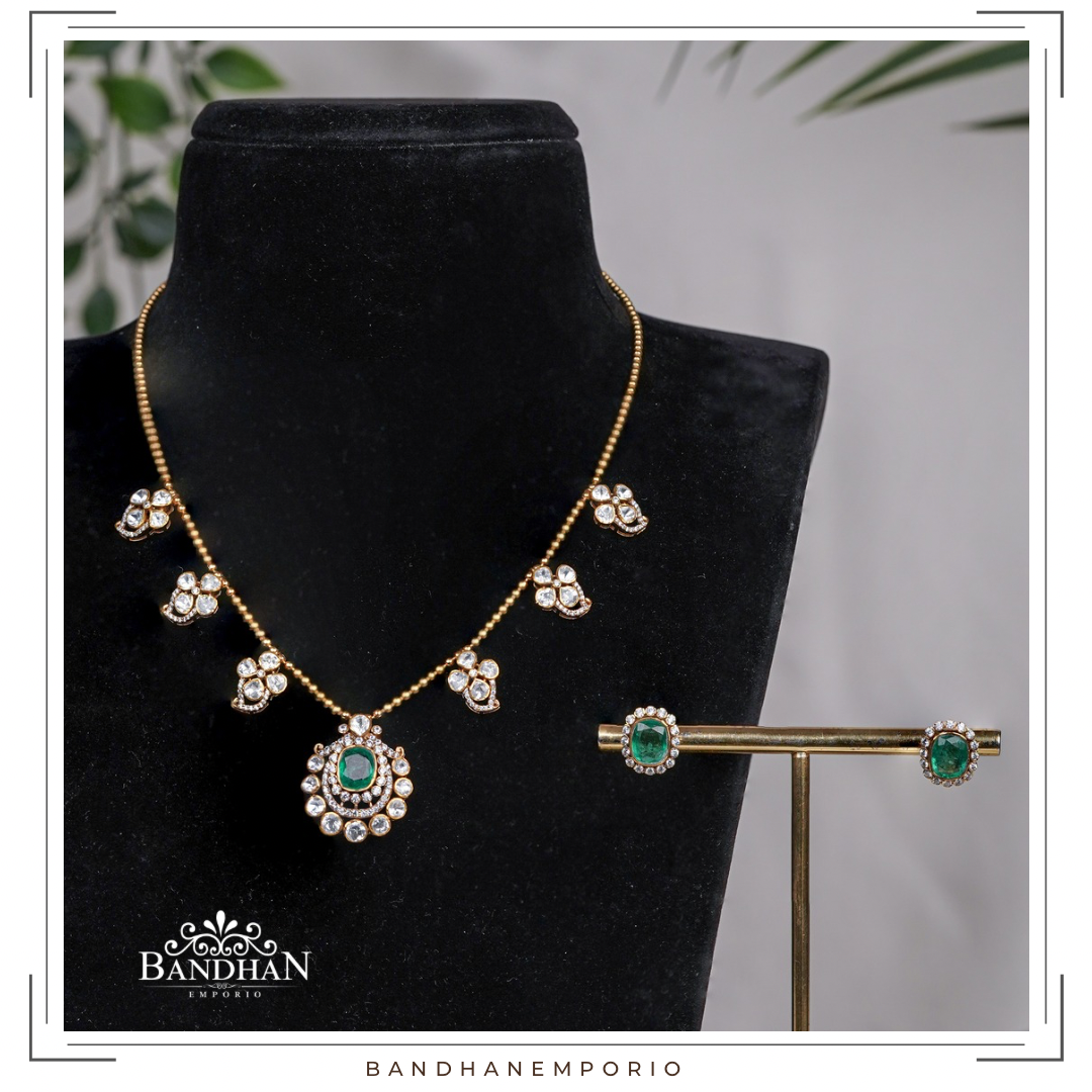 Pure 92.5 Silver Necklace set