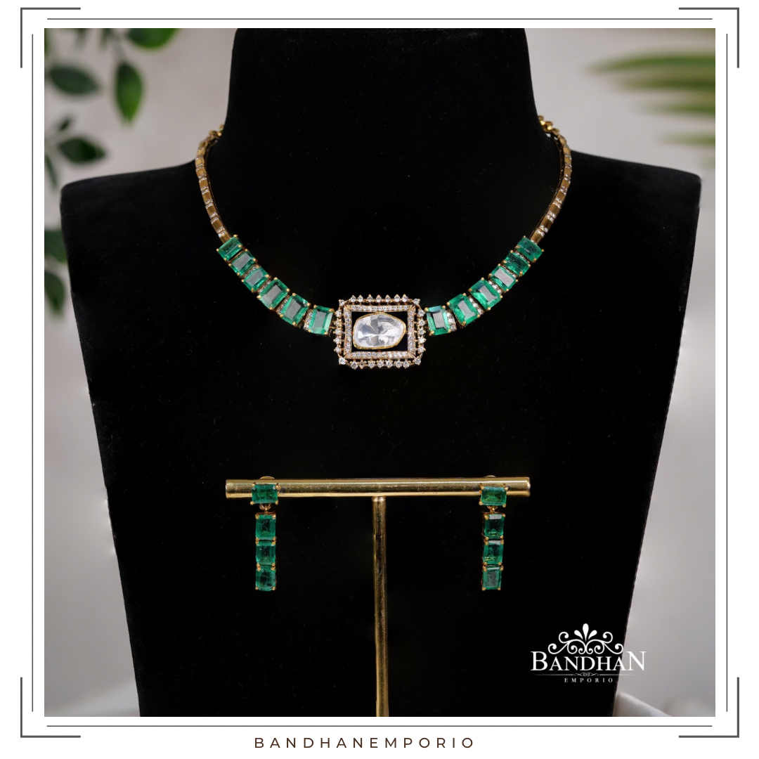 Pure 92.5 Silver Necklace Set