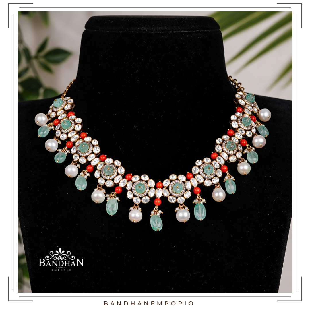 Pure 92.5 Silver Necklace Set