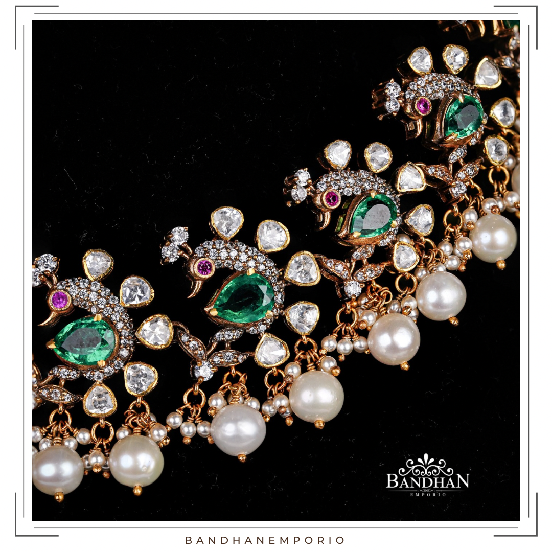 Pure 92.5 Silver Necklace Set