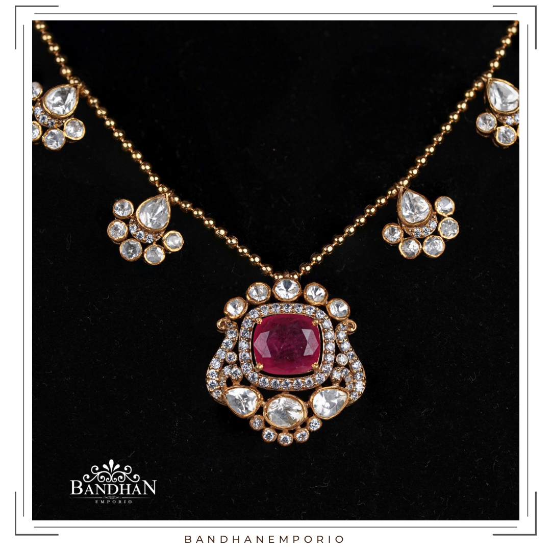 Pure 92.5 Silver Necklace set