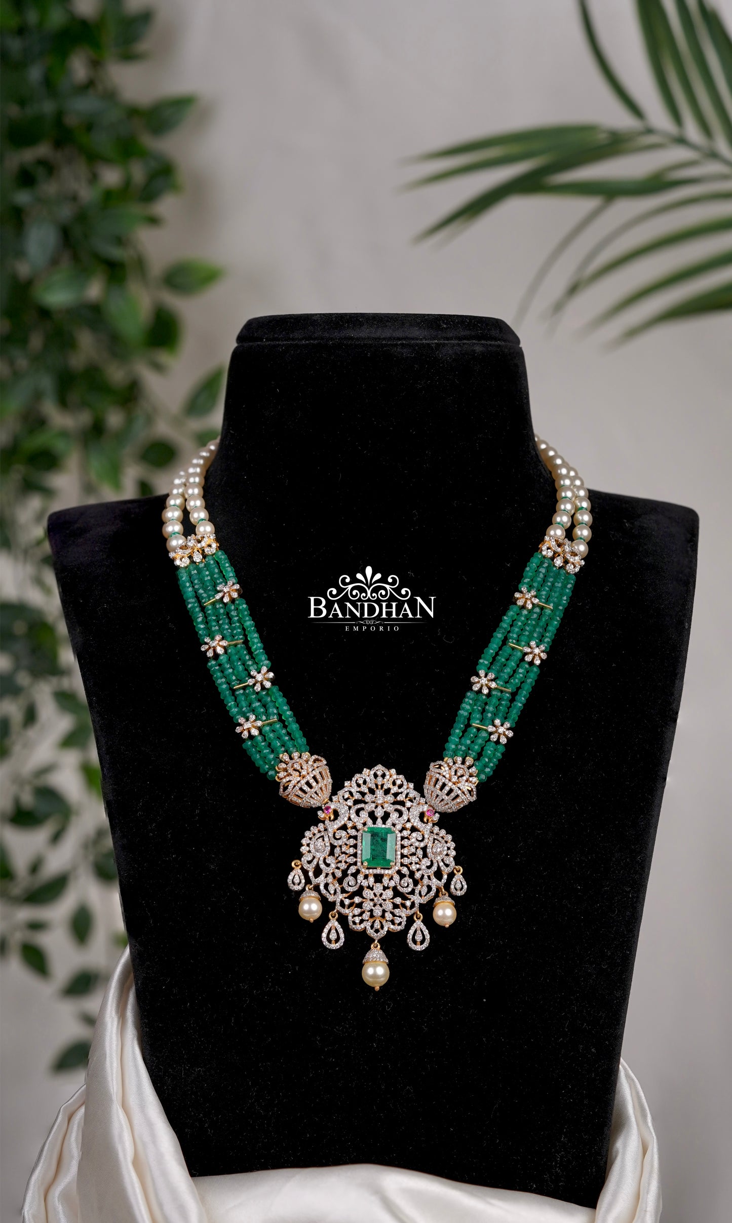 Pure 92.5 Silver Necklace set