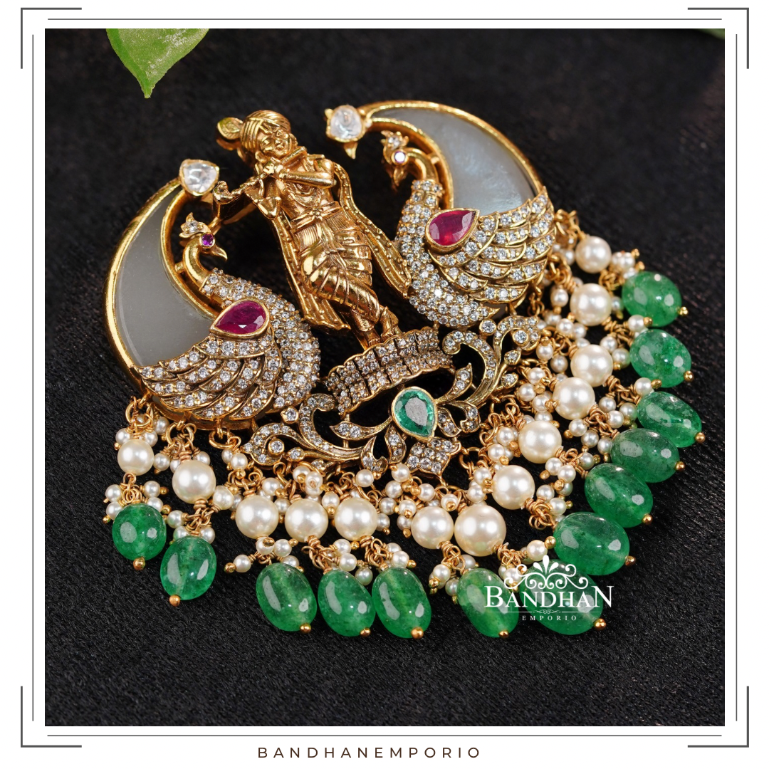 Pure 92.5 Silver Lord Krishna Pendant