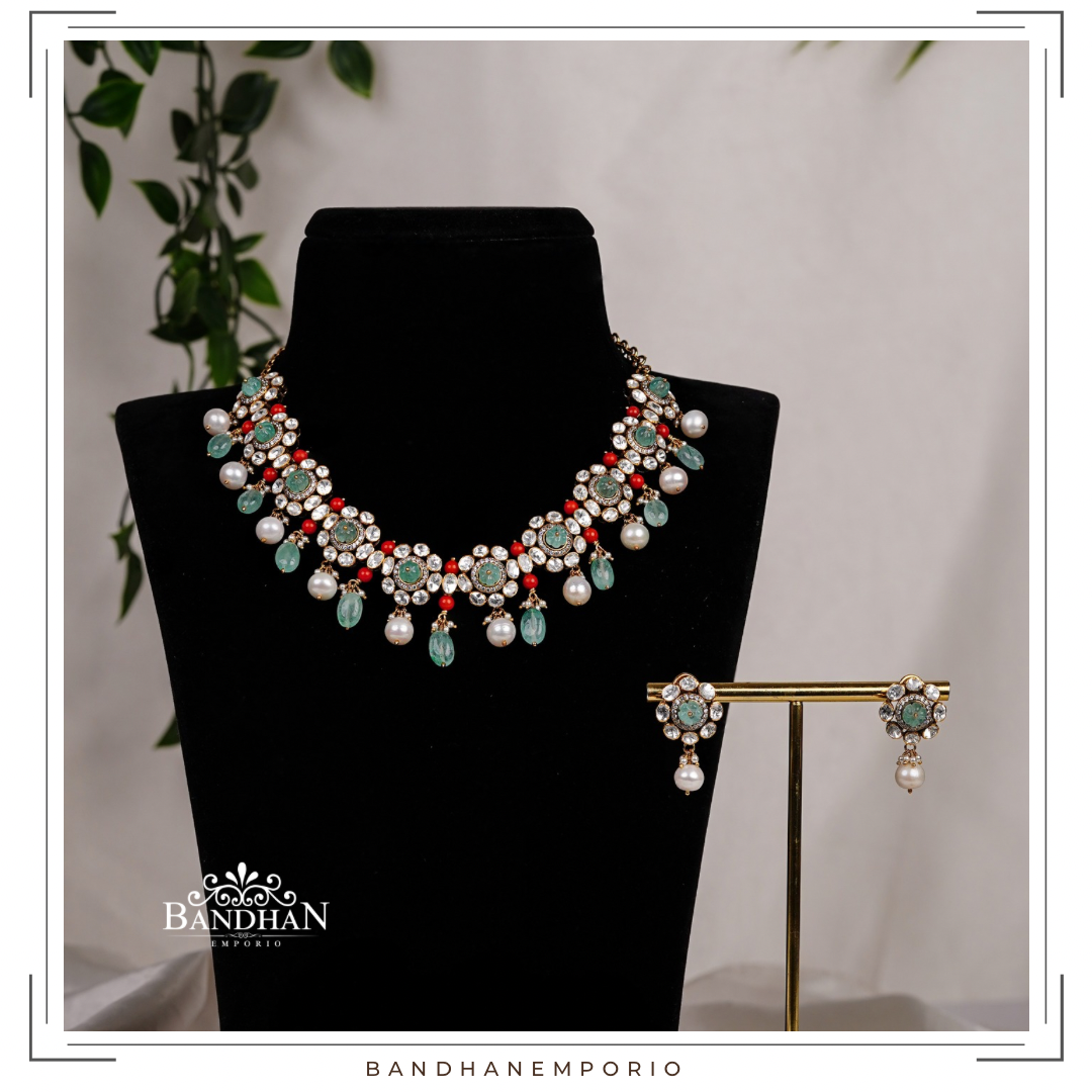 Pure 92.5 Silver Necklace Set