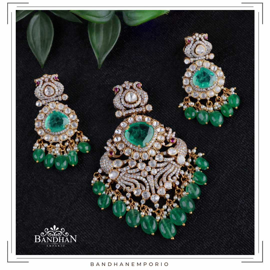 Pure 92.5 Silver Pendant set