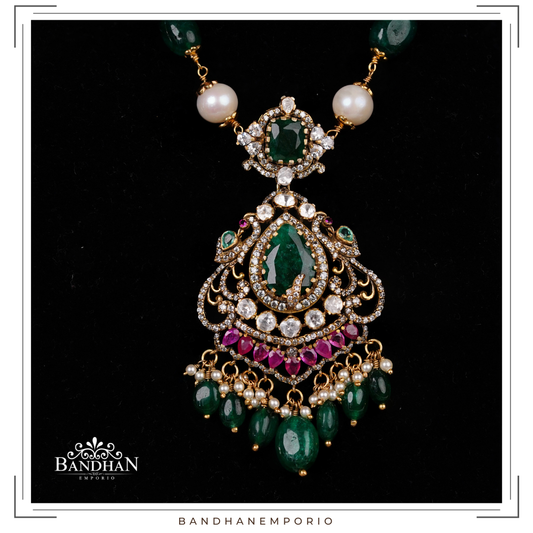 Pure 92.5 Silver Necklace Set