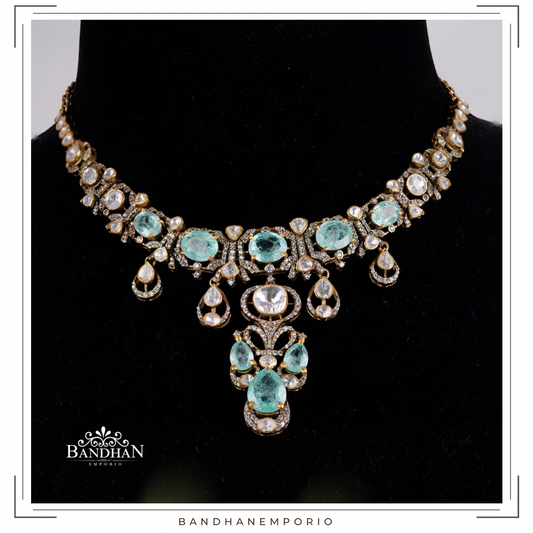 Pure 92.5 Silver Necklace Set