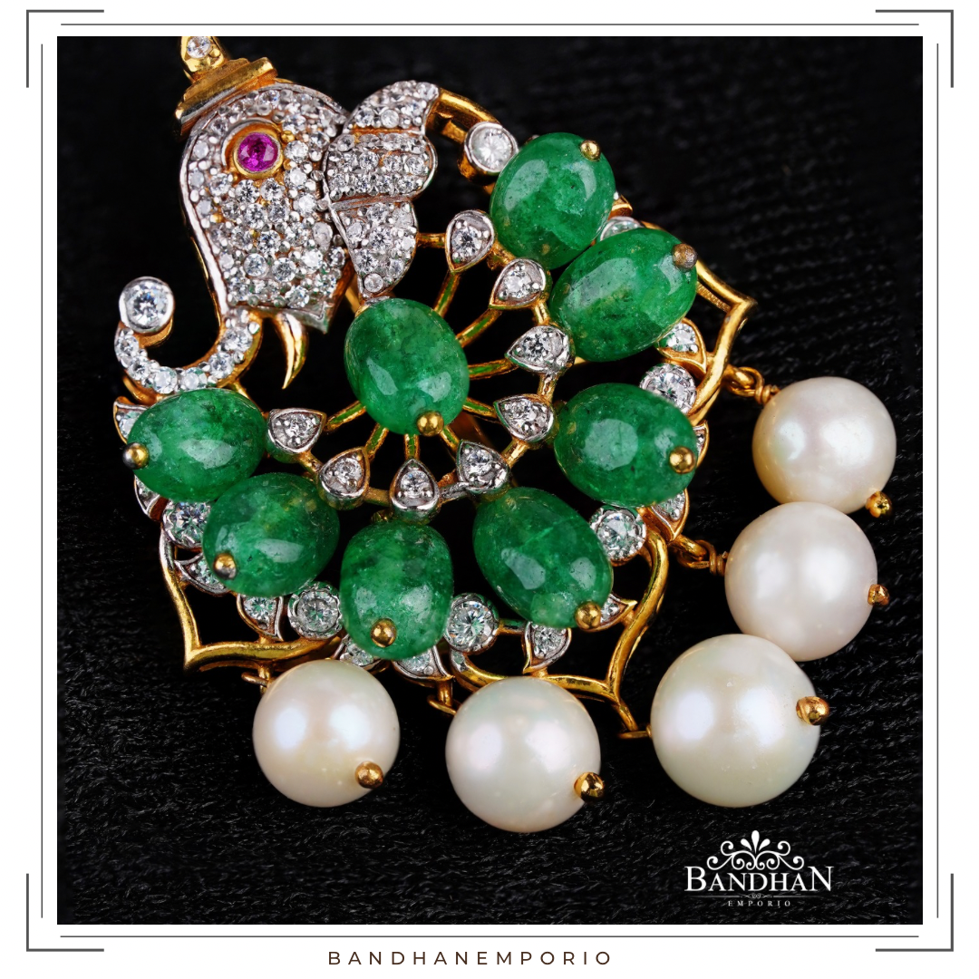 Pure 92.5 Silver Ganesh Pendant/Brooch