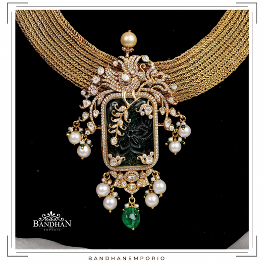 Pure 92.5 Silver Necklace Set