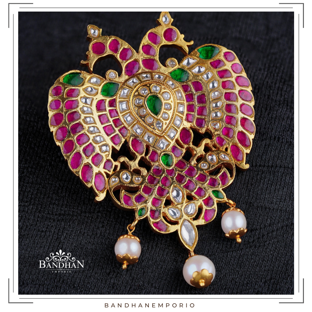 Pure 92.5 Silver Pendant Set