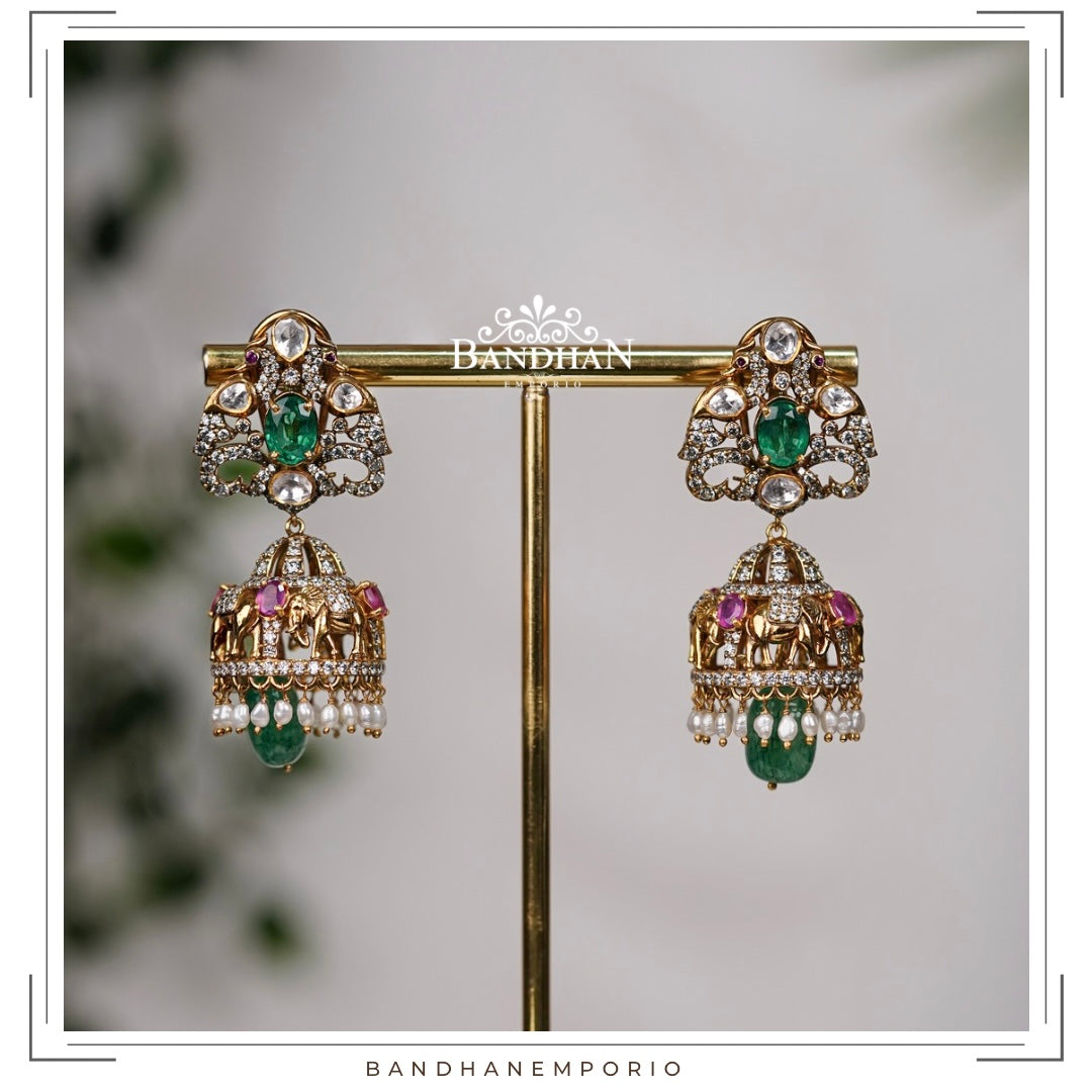 Pure 92.5 Silver Jhumkas