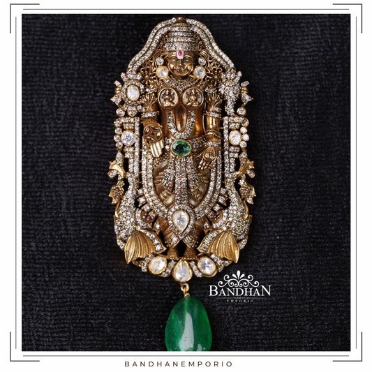 Pure 92.5 Silver Balaji Pendant