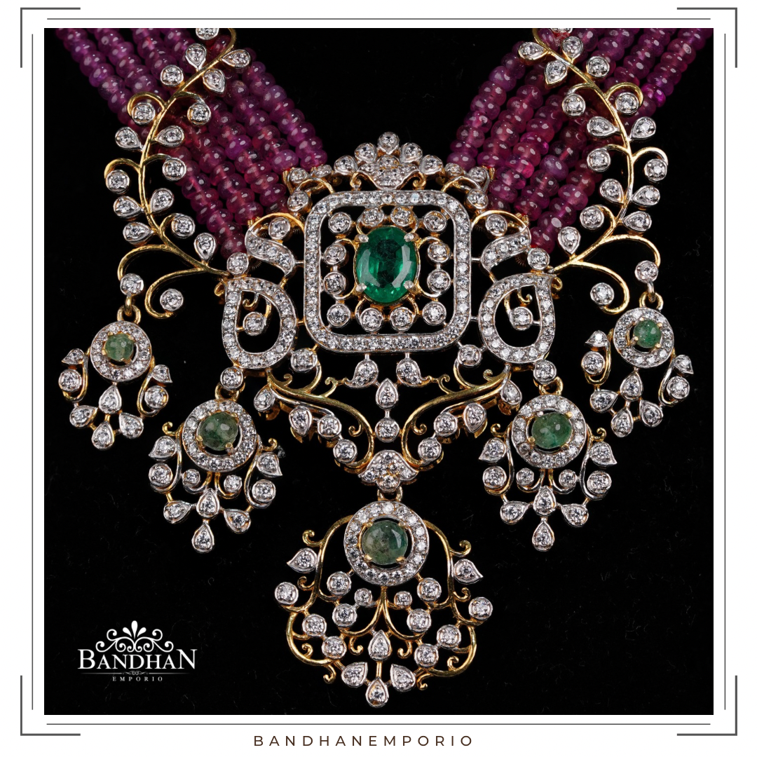 Pure 92.5 Silver Necklace Set