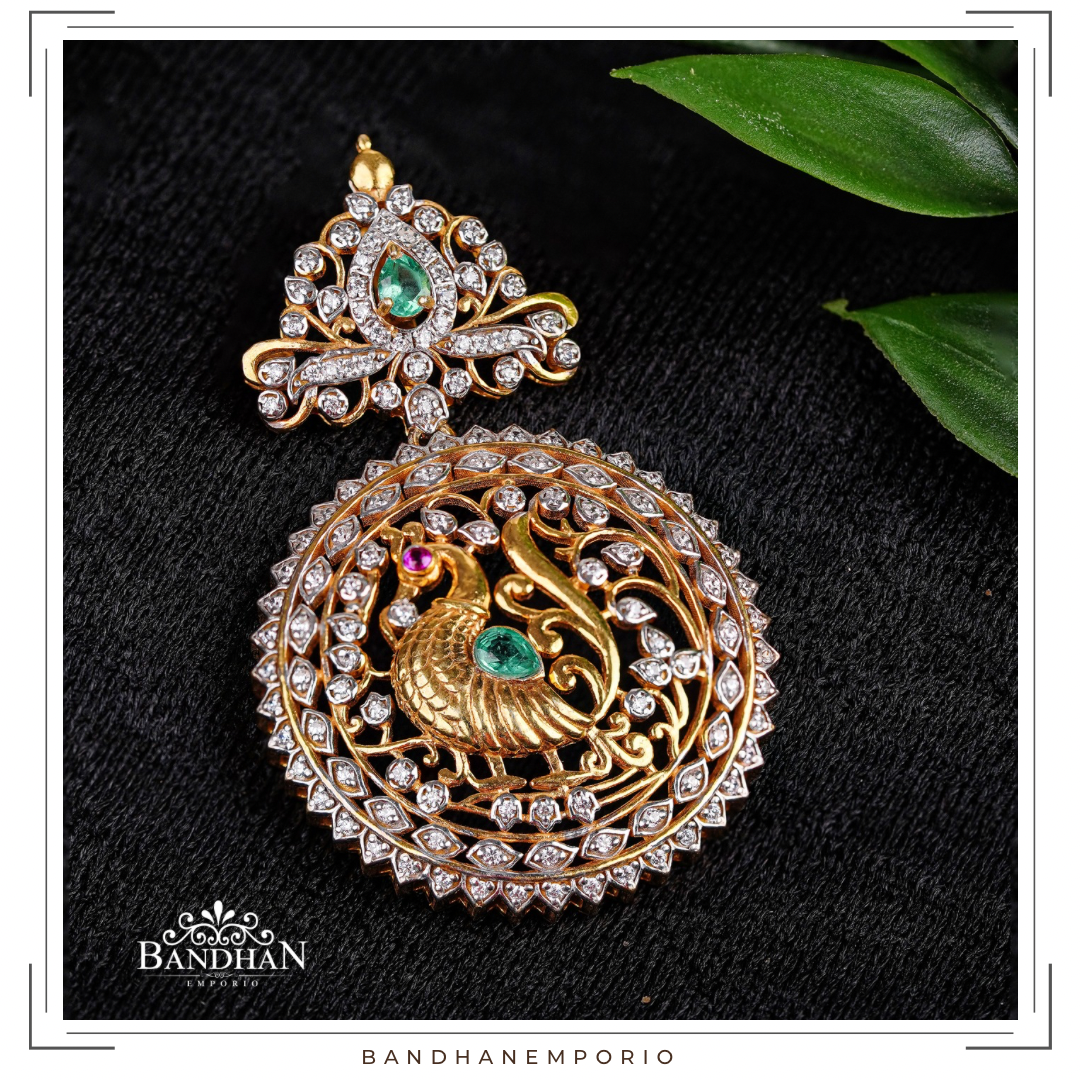 Pure 92.5 Silver Pendant set