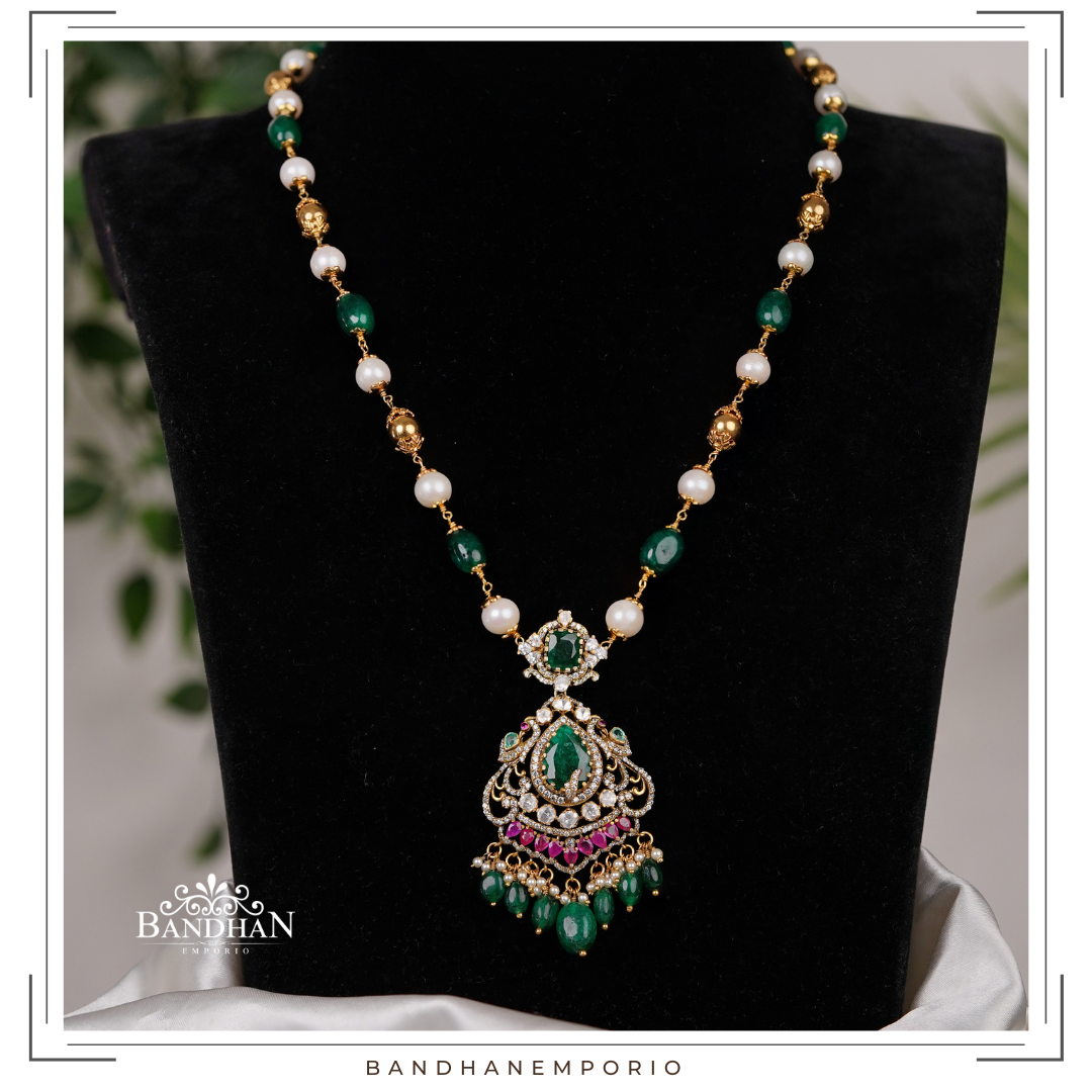 Pure 92.5 Silver Necklace Set