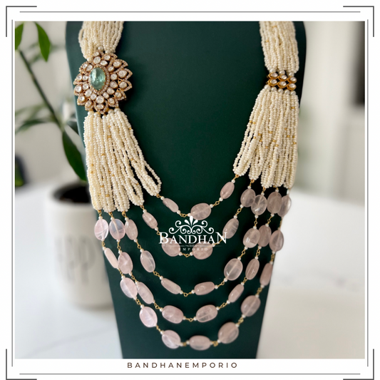 Pure 92.5 Silver Polki Necklace - 30% OFF - FINAL SALE